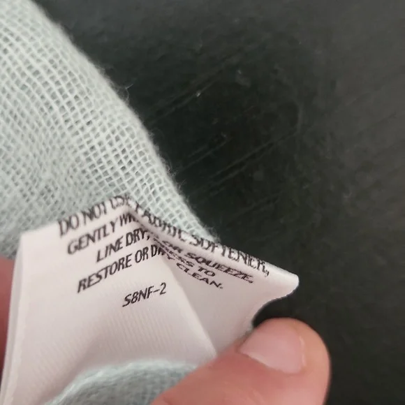 Eileen Fisher light blue linen tunic - Picture 4 of 9